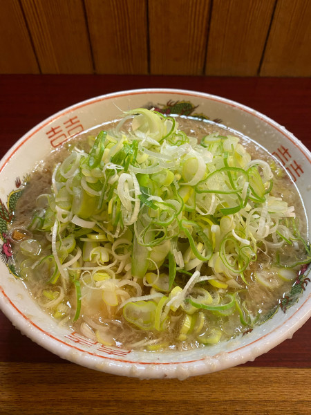「ラーメン　中盛りコッテリ麺硬め」@関越ラーメン 仙龍の写真