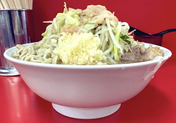 「大ラーメンニンニクアブラ」@ラーメン二郎 柏店の写真