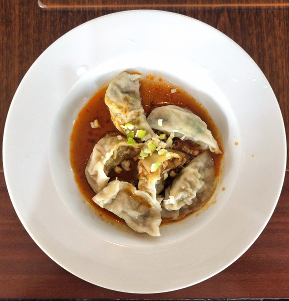 「水餃子四川ソース 600円＋税」@ヒデジン餃子の写真