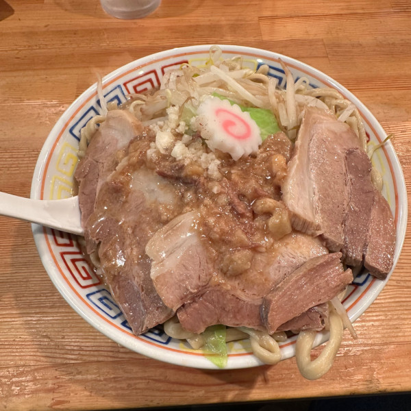 「豚そば ハード 大盛 ¥1,100」@麺の極 はなみちの写真