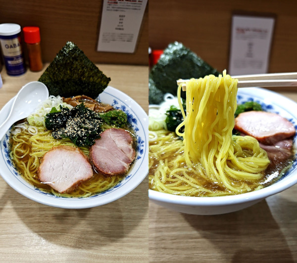 「メンバー限定『冷やしラーメン 青唐+大盛』」@覆めん 花木の写真