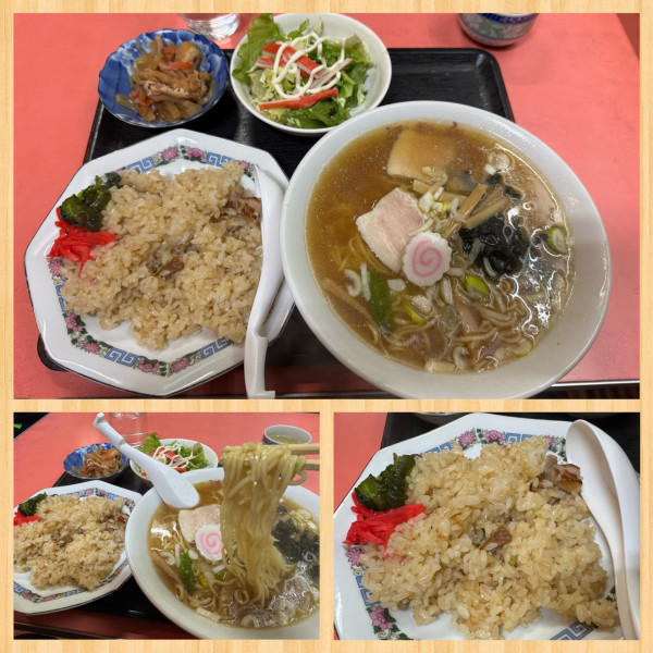 「チャーハンセット 780円」@ぼたん食堂の写真