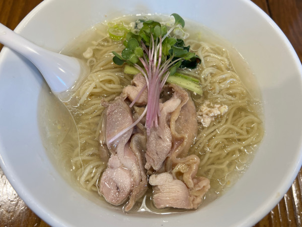 「冷たい塩生姜らー麺」@塩生姜ら一麺専門店 MANNISH 蔵前店の写真