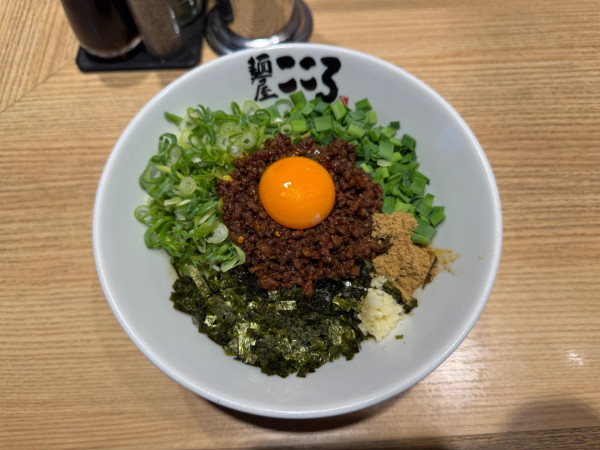 「台湾まぜそば(追い飯付き)930円」@麺屋 こころ 秋津店の写真