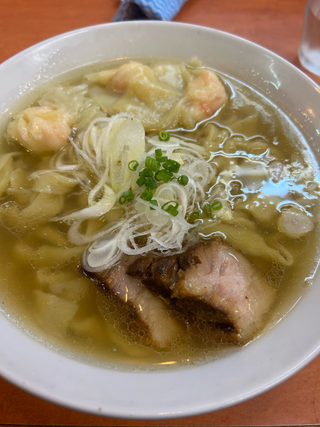 「海老ワンタンメン(大盛)」@日陰の写真