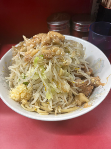 「汁なし　豚まし」@ラーメン二郎 環七一之江店の写真