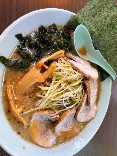 「ネギ味噌チャーシュー麺」@ラーメンショップ 犬塚本店の写真