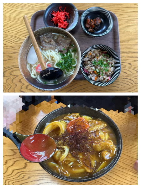 「沖縄そば•じゅうしーセット1,200円」@あじどころ 夢航海の写真