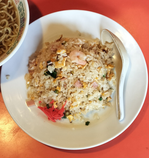 「炒飯+ラーメンセット 750円」@新龍の写真
