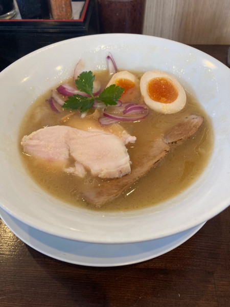 「濃厚福島鶏白湯」@麺処 若武者 大和田店の写真