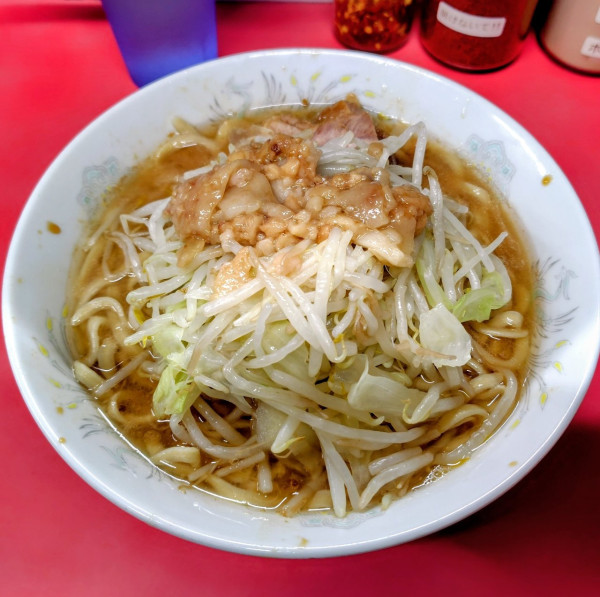 「豚2枚入り小ラーメン 900円」@ラーメン二郎 環七一之江店の写真