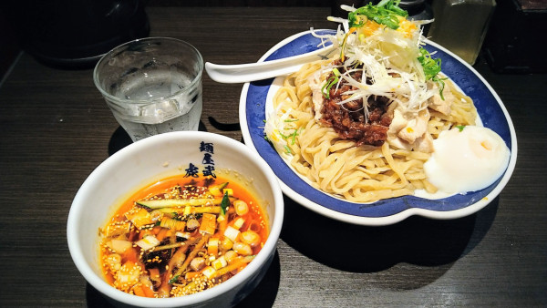 「【限定】冷やし海老ら〜油つけ麺(二倍盛)」@麺屋武蔵 虎嘯の写真