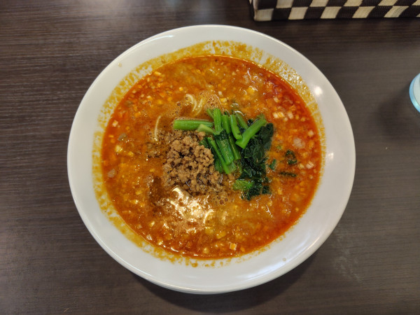 「担担麺（汁あり）1120円」@蒼雲の写真