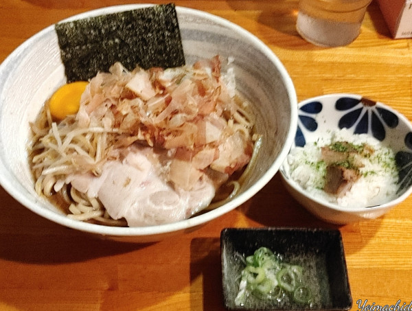 「鯖と鰹のまぜそば（1,200円）」@麺屋 ひな多の写真