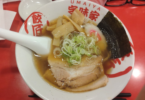 「佐野らーめん」@宇味家 JR小山駅構内店の写真