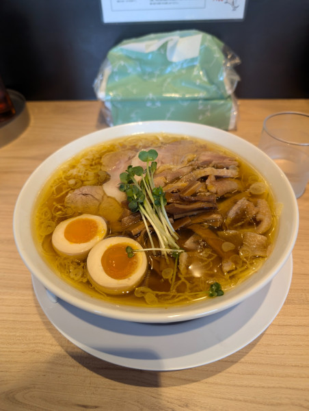 「特製中華そば 醤油」@手打 親鶏中華そば綾川 大成店の写真
