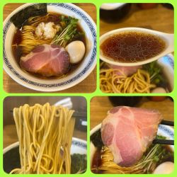 八王子ラーメン￥950+味玉¥150→￥0