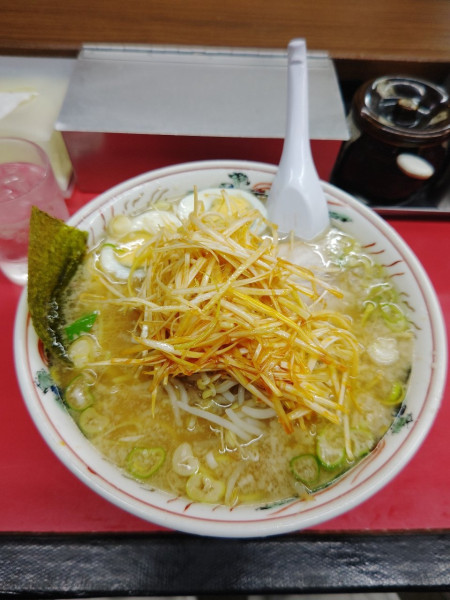 「ラーメン(大盛・ネギ・玉子)(0+150+200+80円)」@MURAYAMAホープ軒 本店の写真