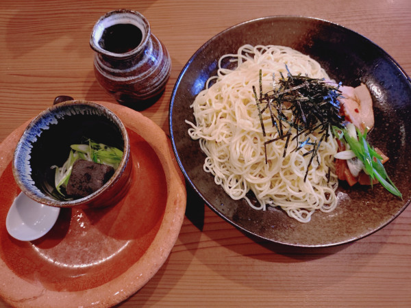 「⑦ 濃　焼石つけ麺　１０００円」@秋刀魚中華そば 生粋の写真