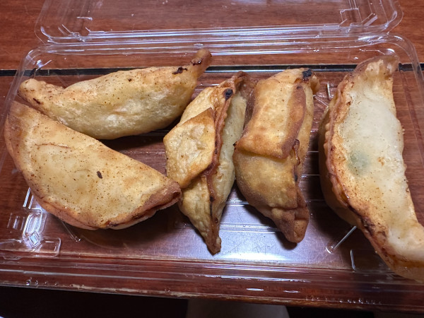 「揚げ餃子（5個）350円」@嬉しい餃子商店  前橋六供店の写真