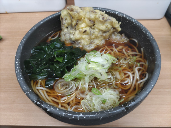 「舞茸天そば」@葛西めんやの写真