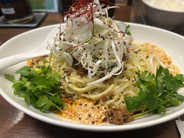 「汁なし担々麺」@SHIBIRE NOODLES 蝋燭屋 大宮西口店の写真