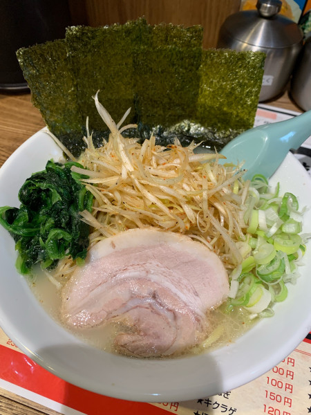 「ネギ塩」@横浜家系らーめん 金壱家 市川店の写真