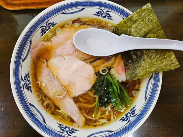 「手打中華そば」@とらや分店 村田やの写真