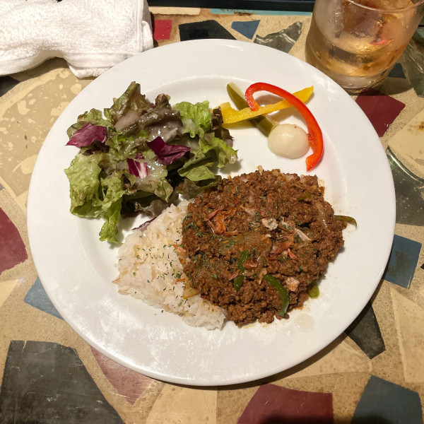 「クリシュナキーマカレー」@ラウンジバー・ クリシュナの写真