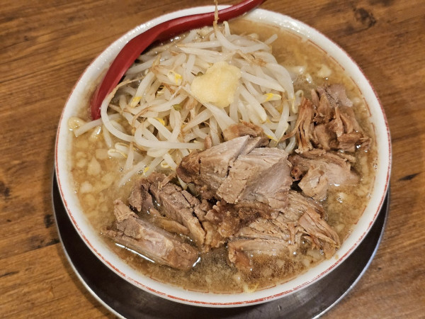 「〆の二郎系そば」@立ち呑み居酒屋 金町製麺の写真