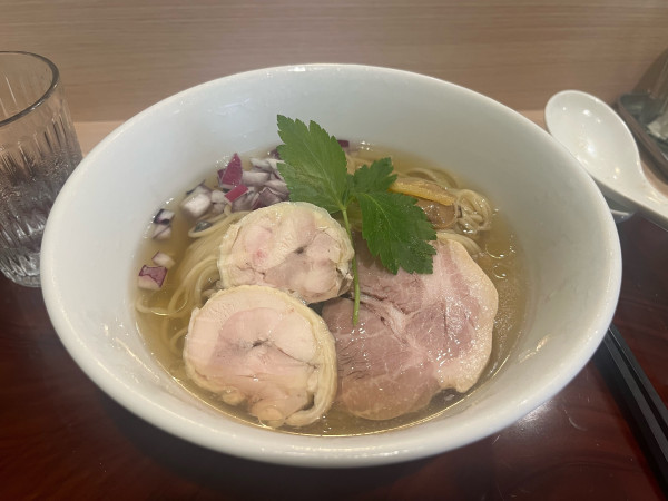 「蛤と鶏の冷やし」@らぁ麺旭の写真