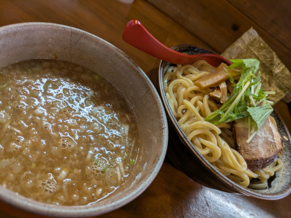 「つけ麺(大)1100円」@蝉時雨の写真