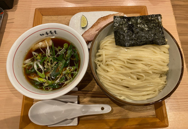 「ホロホロ南蛮つけ蕎麦 大盛 出汁玉子」@中華蕎麦 時雨の写真