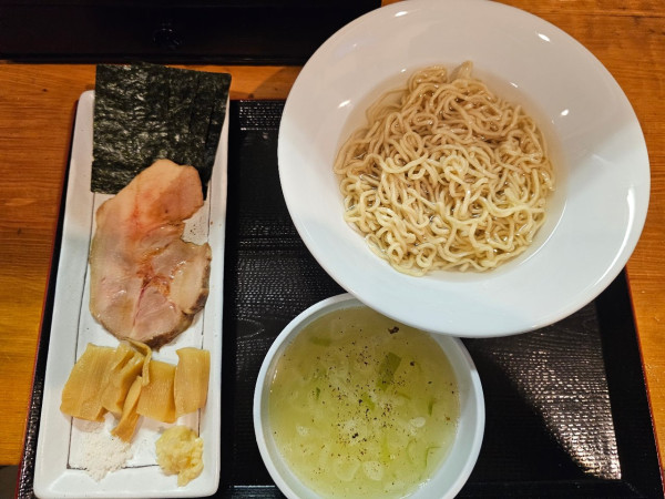 「昆布水つけ麺プレミアム(塩)」@藤の写真