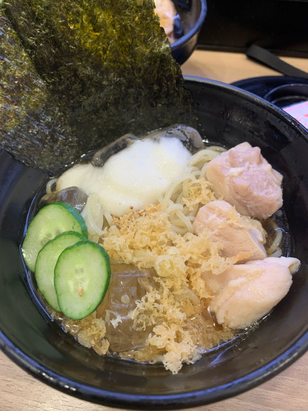 「とろろ冷し醤油らーめん(栄屋本店監修)」@かっぱ寿司 いわき平店の写真