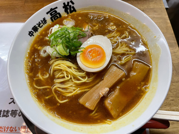 「辛カレーそば　３辛　￥９８０」@中華そば・つけそば 高松の写真