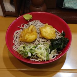 【店舗限定】冷し鶏むね天そば