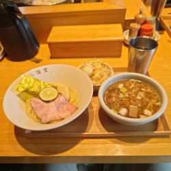 醤油つけそば（中盛）