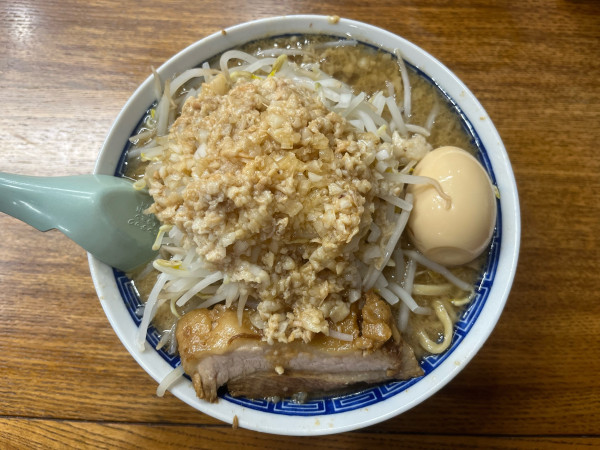 「豚太麺＋味玉」@豚男爵の写真