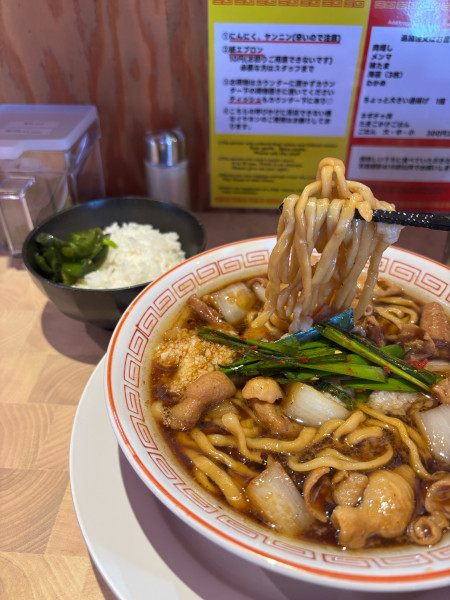 「スタミナホルモンブラック」@ラーメン 霽レ空 HARESORAの写真