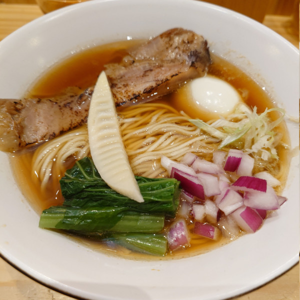 「中華そば（味玉TP）」@中華そば トランポリンの写真