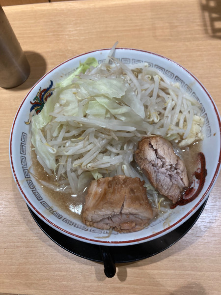 「ミニラーメン(ニンニク少し、野菜450g)」@豚山 町田2号店の写真