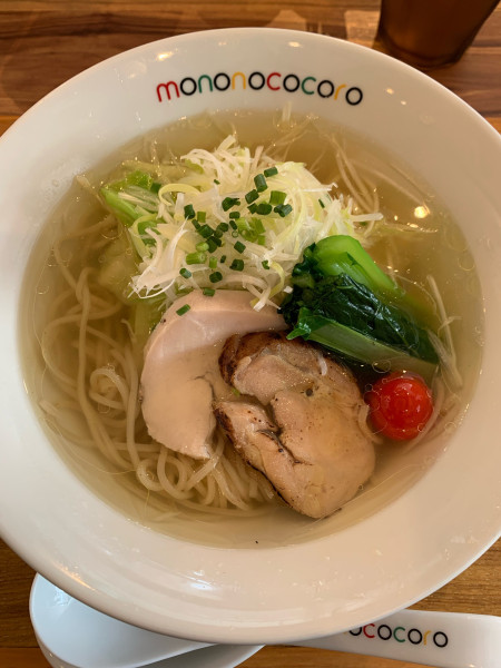 「鶏塩らぁめん「細麺」」@もののこころ 東松戸店の写真