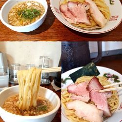 『冷やし煮干つけそば+大盛(￥1000+100)』