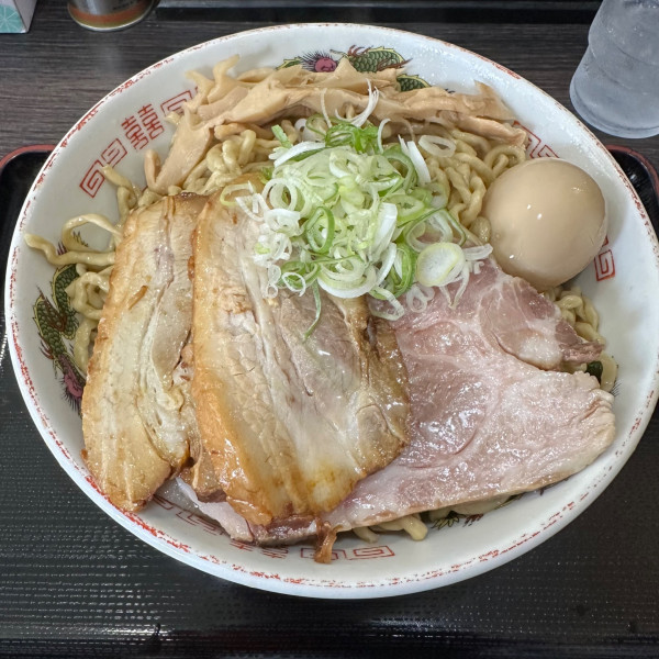 「DX油そば 400g ¥1,300」@自家製太麺 渡辺の写真
