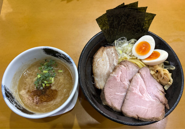 「濃厚塩つけ＋特製トッピング」@麺屋 扇 SENの写真