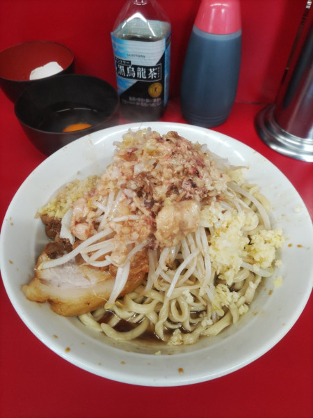 「小　汁なし」@ラーメン二郎 大宮公園駅前店の写真