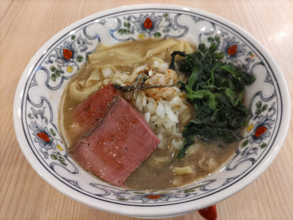 「【凪ラーメン監修】すごい煮干ラーメン」@ビーフキッチンスタンド アパホテル上野店の写真