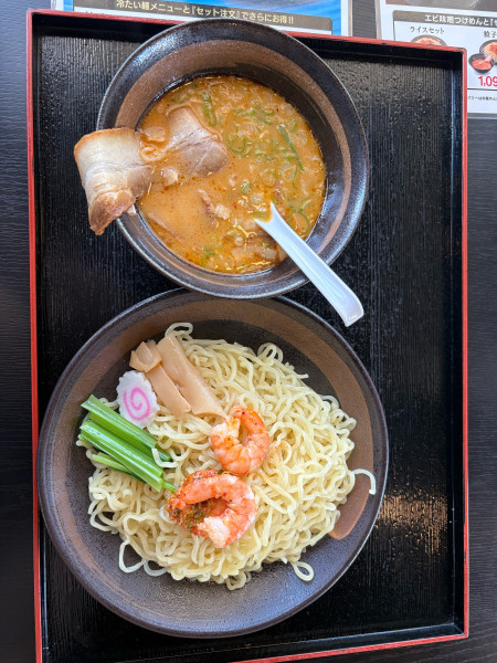 「エビ味噌つけ麺」@幸楽苑 真岡店の写真