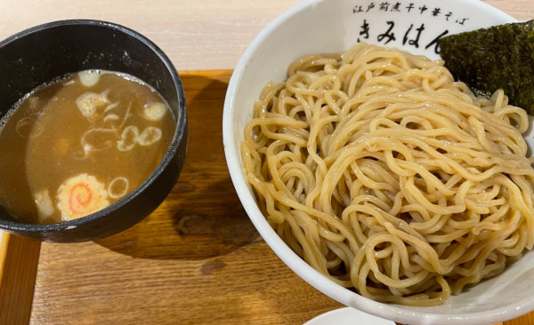 「梅香る煮干しつけ麺」@江戸前煮干中華そば きみはん 梅田店の写真